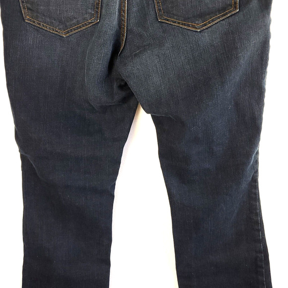 Old Navy Jeans Womens 8 Flirt Bootcut Raw Hem Blue Mid Rise Stretch Pants - Picture 14 of 16